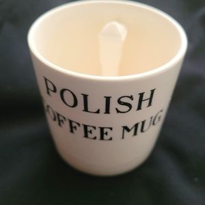 Comical novelty Polish coffee mug